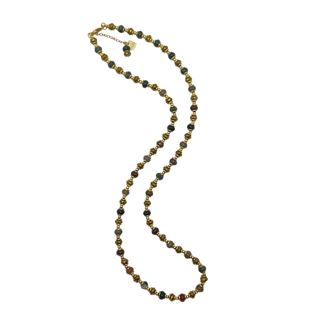 roma auréa long necklace