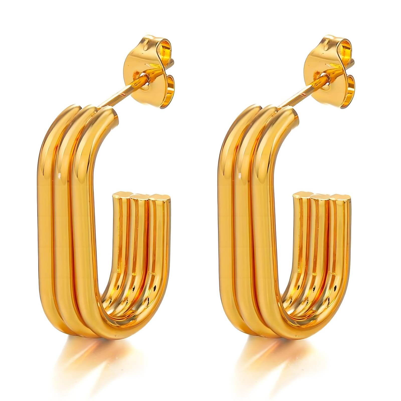 Golden Cascade Earrings