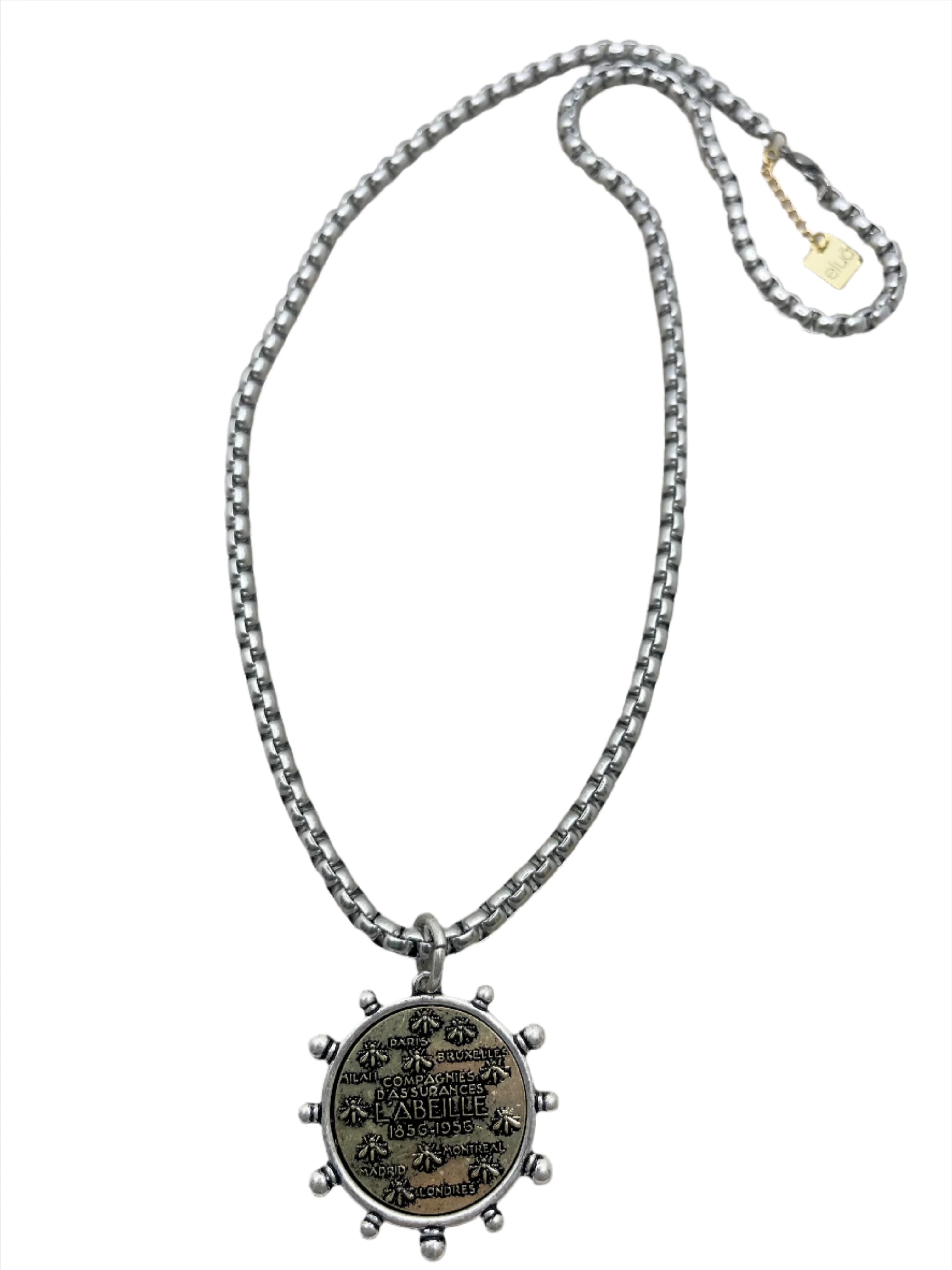 L'abeille Medallion Necklace