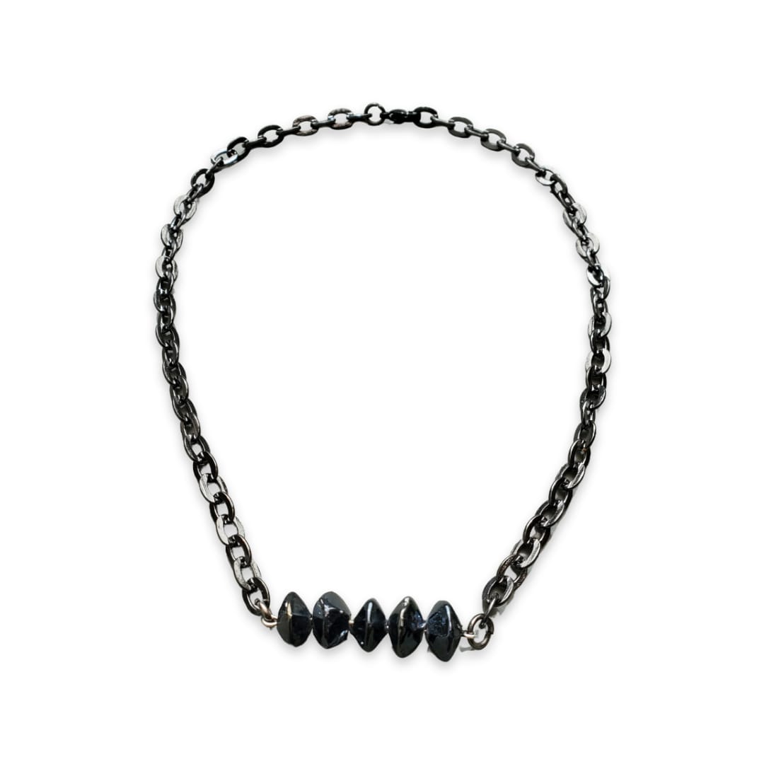 Gunmetal Necklace