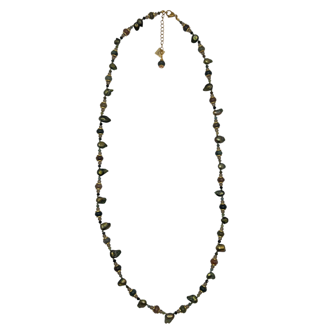 verde amélie long necklace