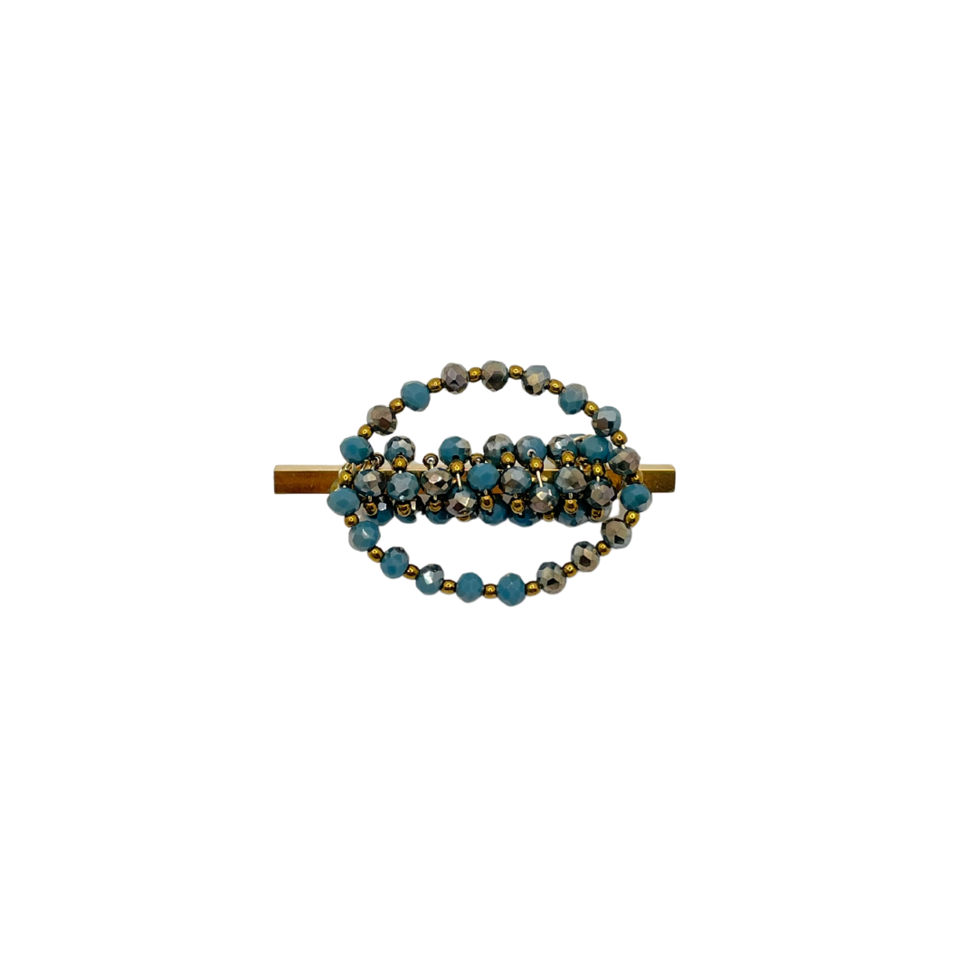 whisper bleu brooch