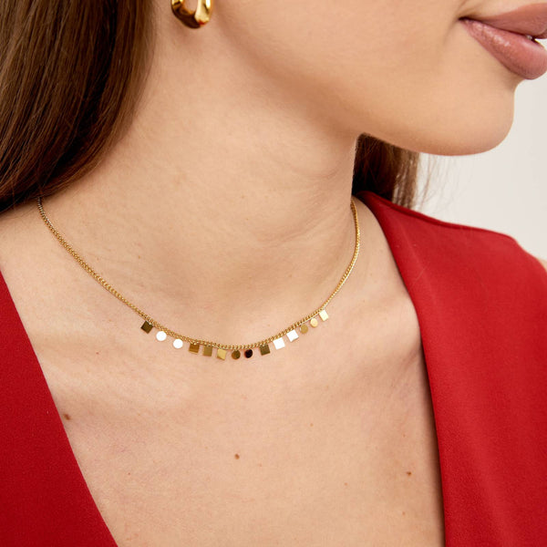 Golden Shapes Necklace
