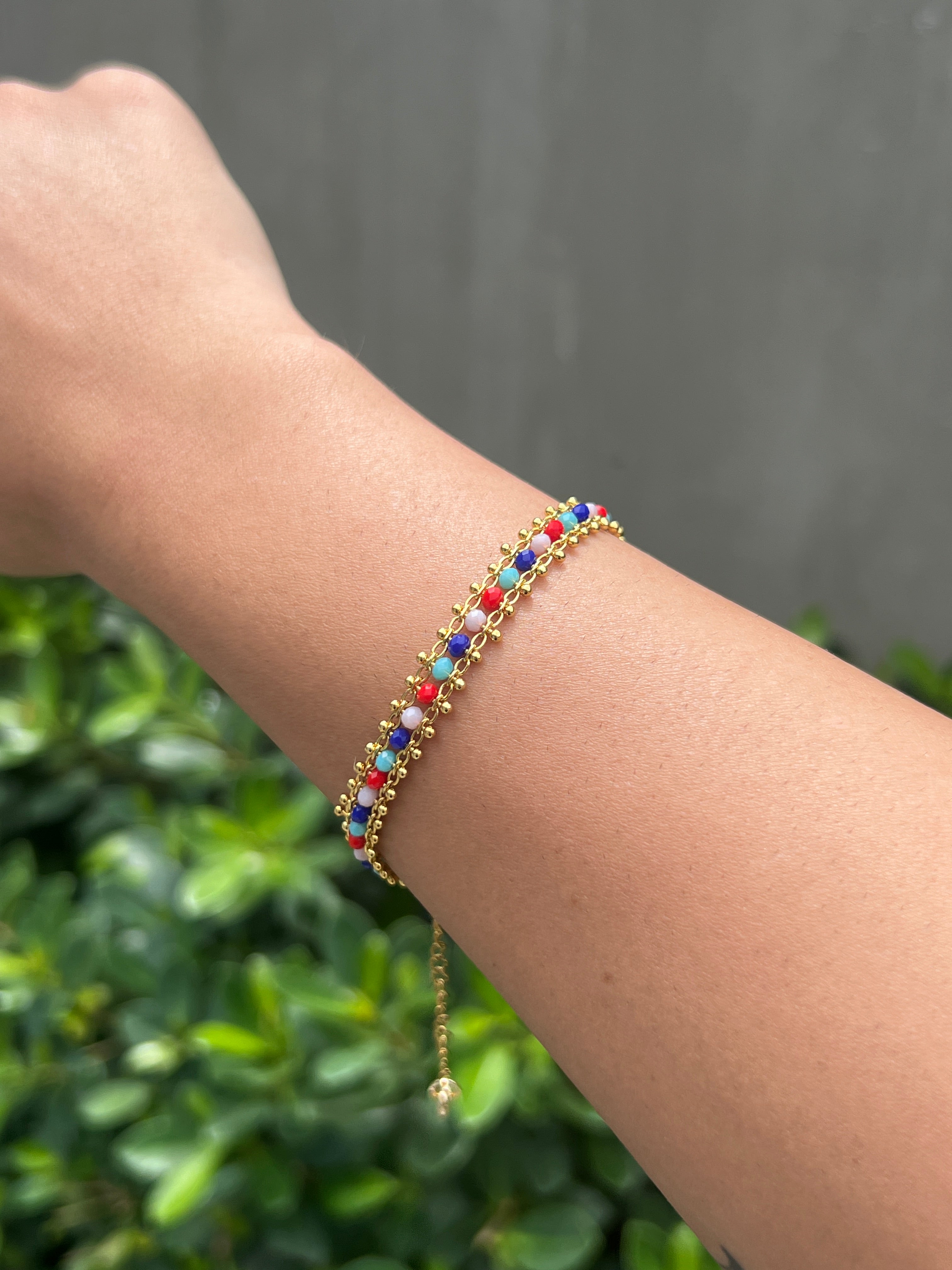 Multi & Pink Madonna Bracelet