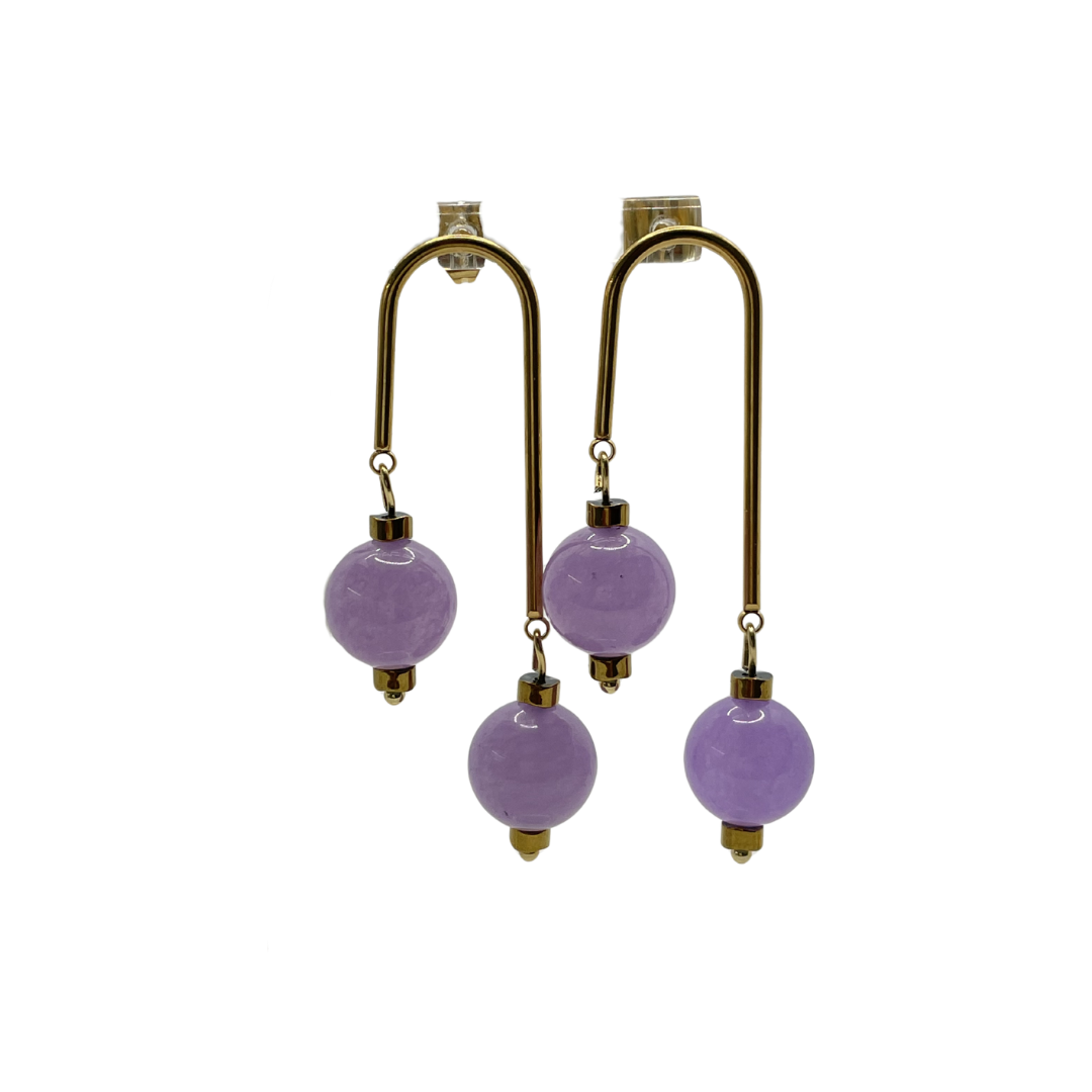 lavande earrings