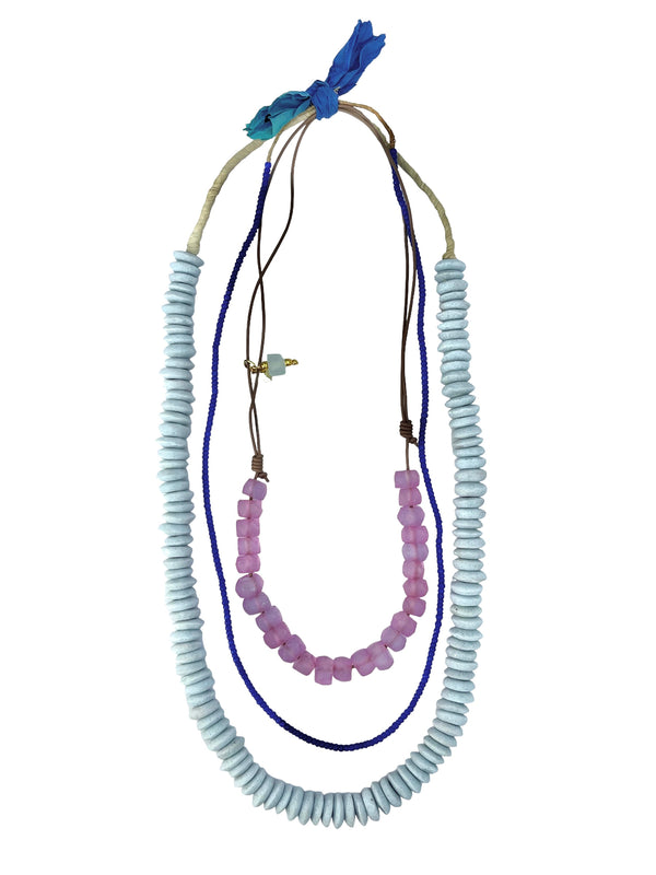 Aqua Layer Necklace