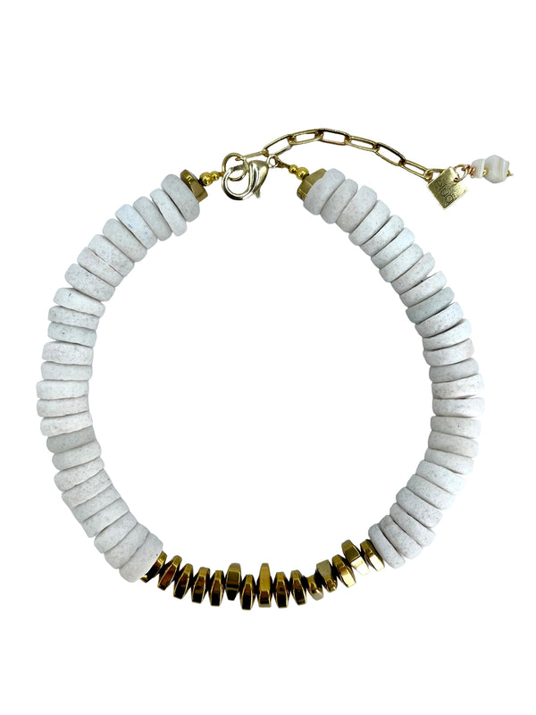 Kolari Necklace - White