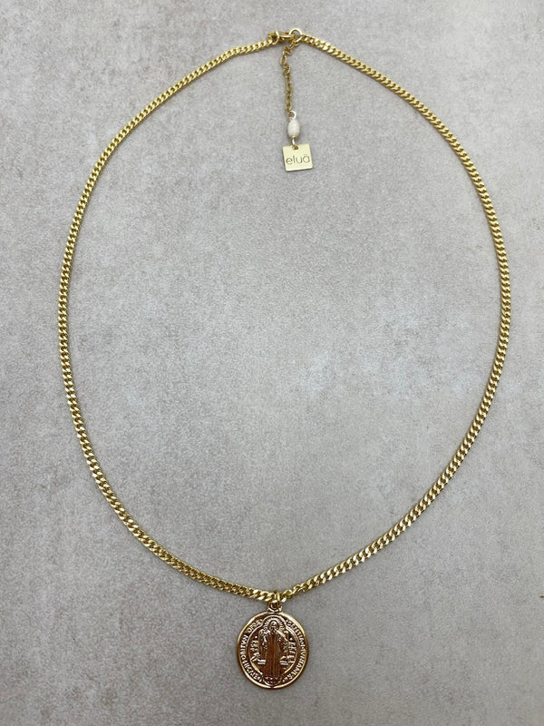 San Benito Medallion Necklace