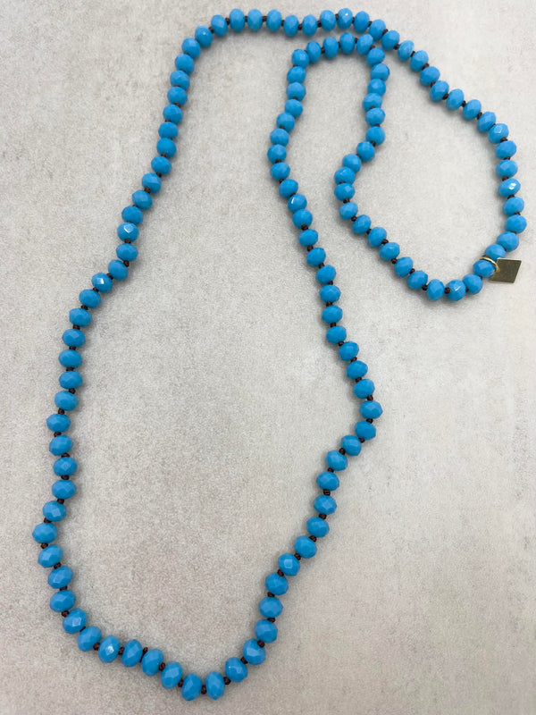 Cerulean Long Statement Necklace