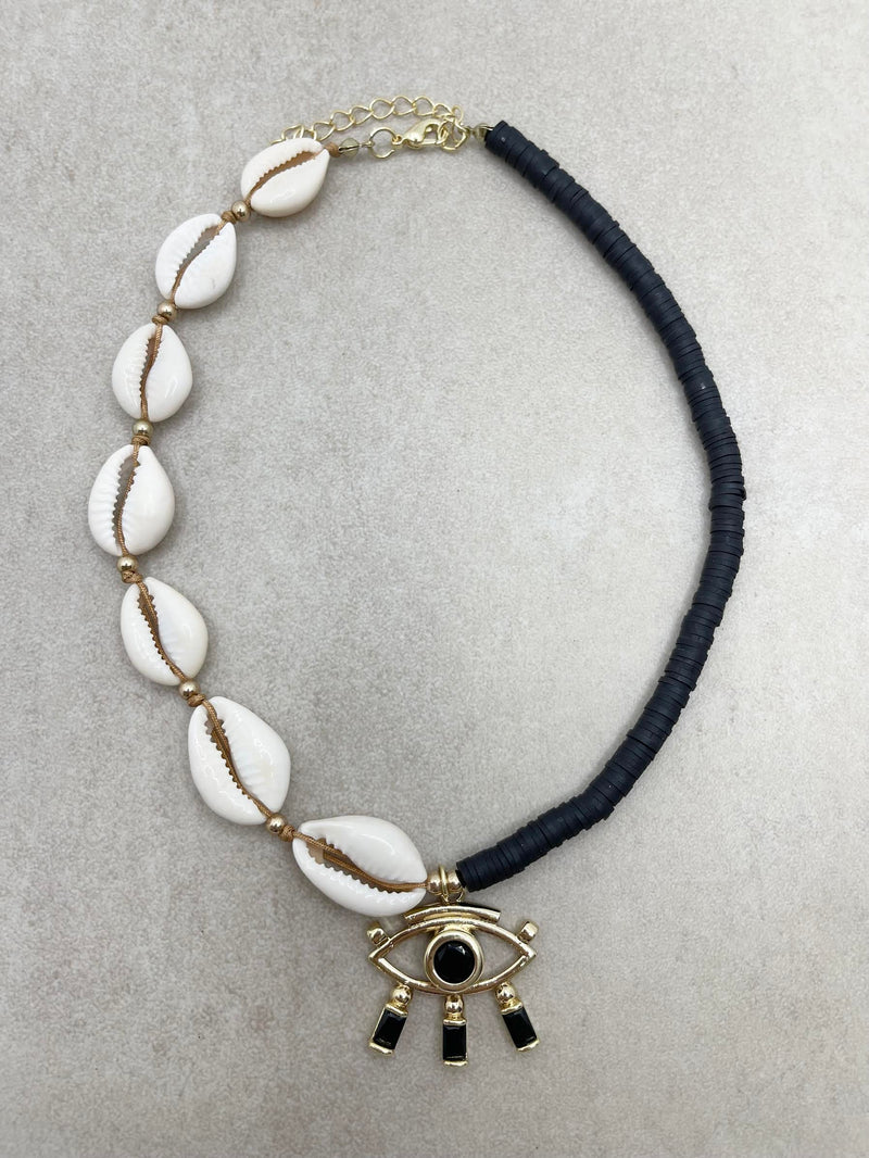 Black Eye Shell Necklace