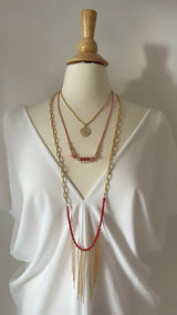 Rojo Babilonia Necklace