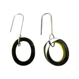 Aretes "Pico de Botella" Verde Olivo
