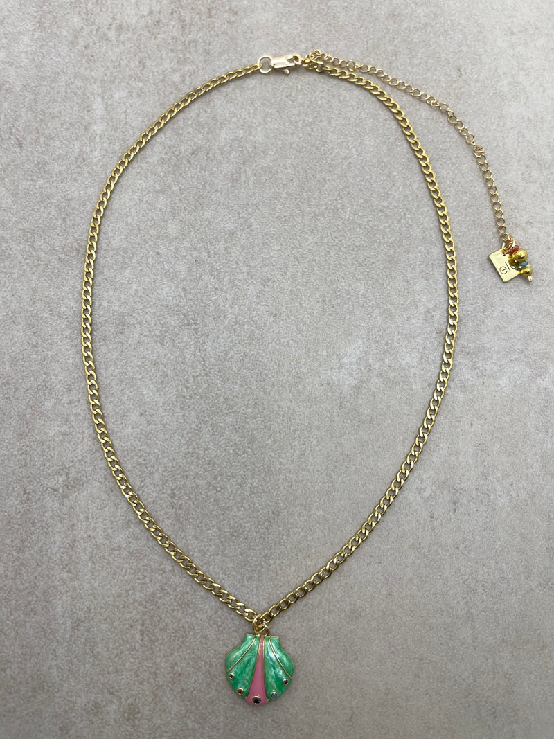 Dainty Mermaid sea shell Necklace
