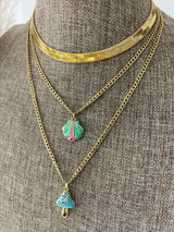 Dainty Mermaid sea shell Necklace