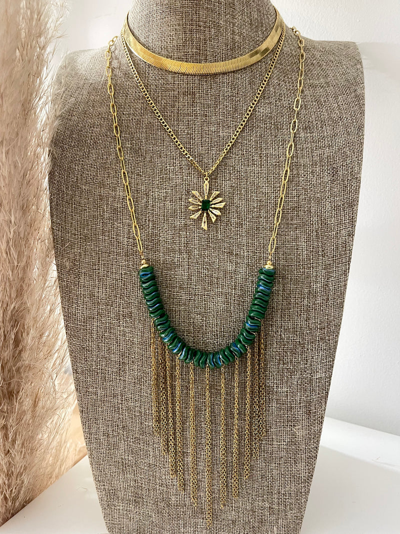 Esmeralda Pendant Necklace