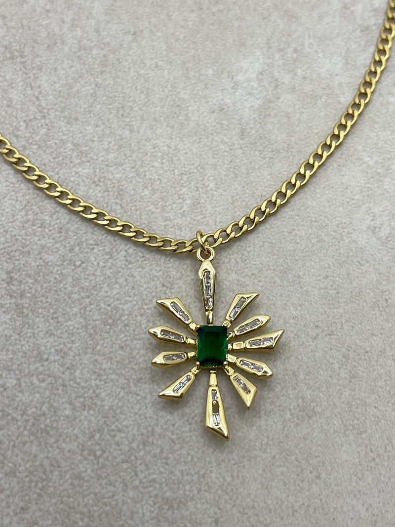 Esmeralda Pendant Necklace