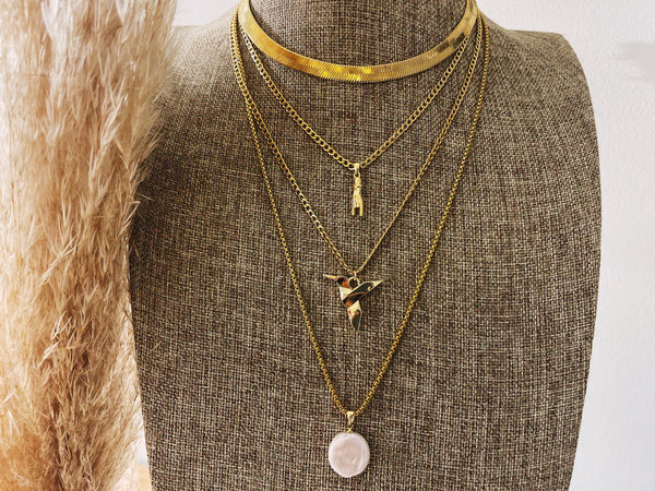 Mano Good Luck Sign Pendant Necklace