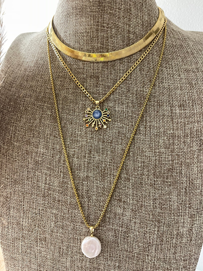Sunburst Pendant necklace