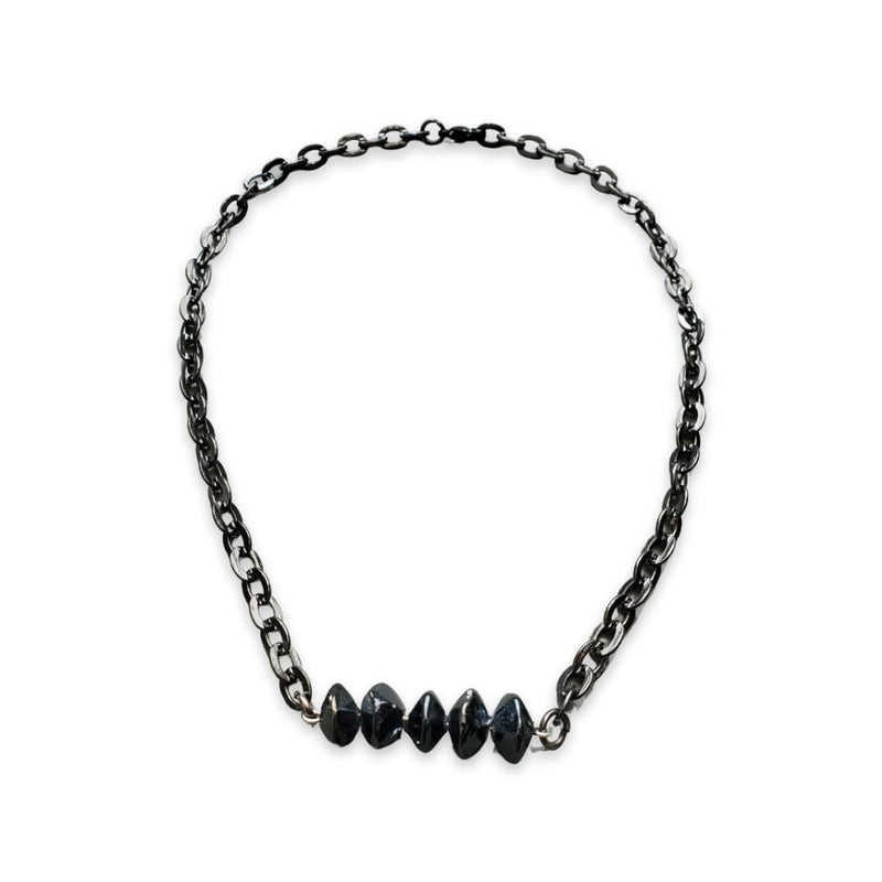 Gunmetal Necklace
