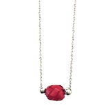 Minimalist Palma Necklace - Silver (Various Colors)