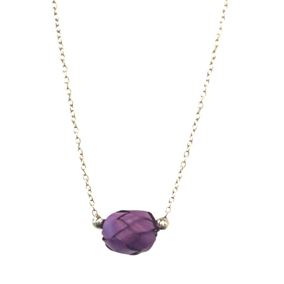 Minimalist Palma Necklace - Silver (Various Colors)
