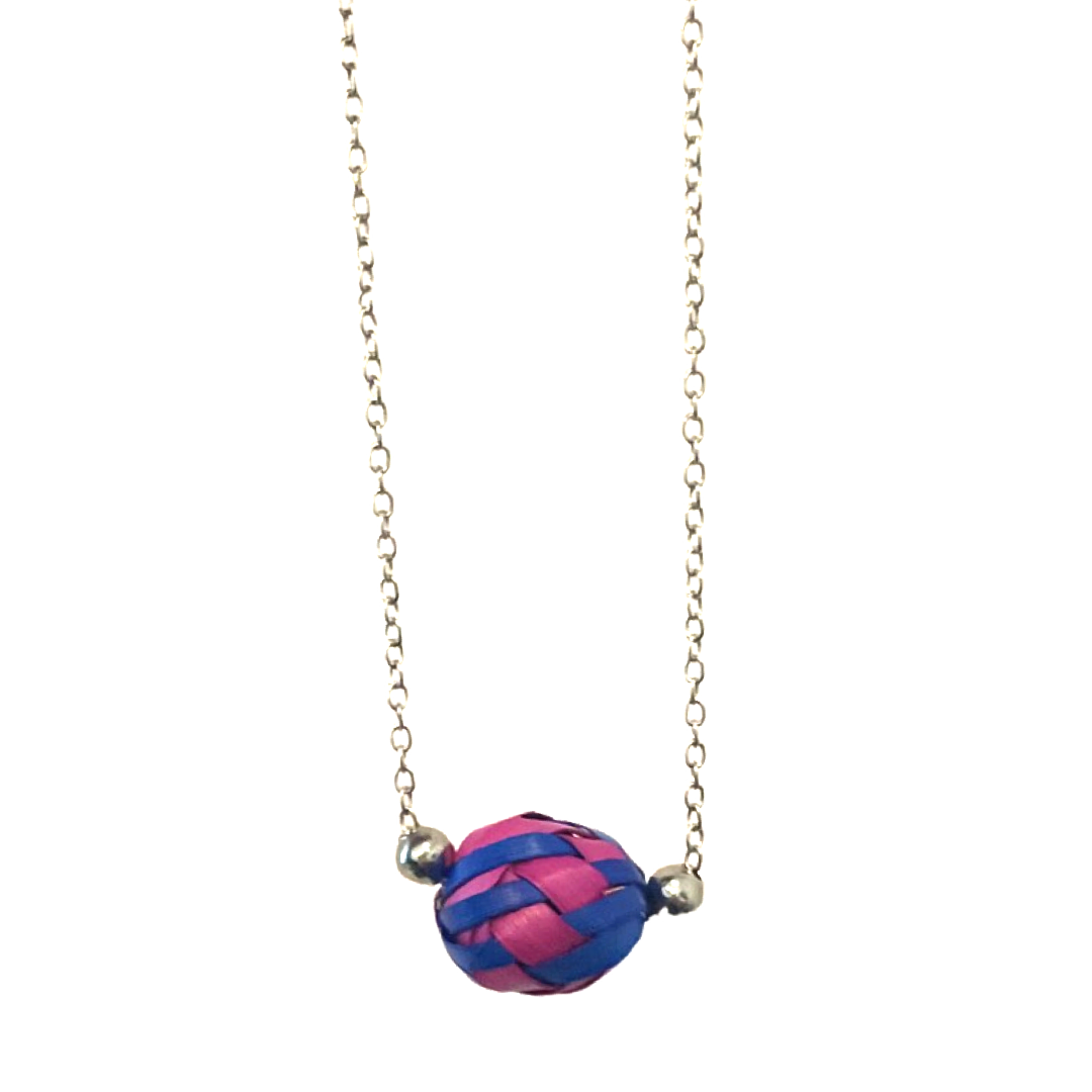 Minimalist Palma Necklace - Silver (Various Colors)