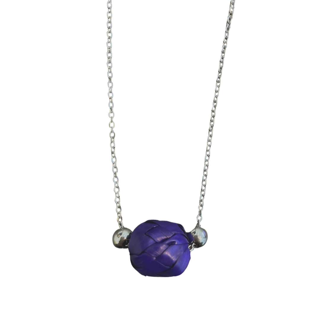 Minimalist Palma Necklace - Silver (Various Colors)