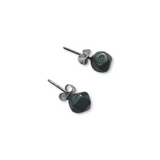Aretes Grandes Negro Metrico