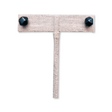 Aretes Grandes Negro Metrico