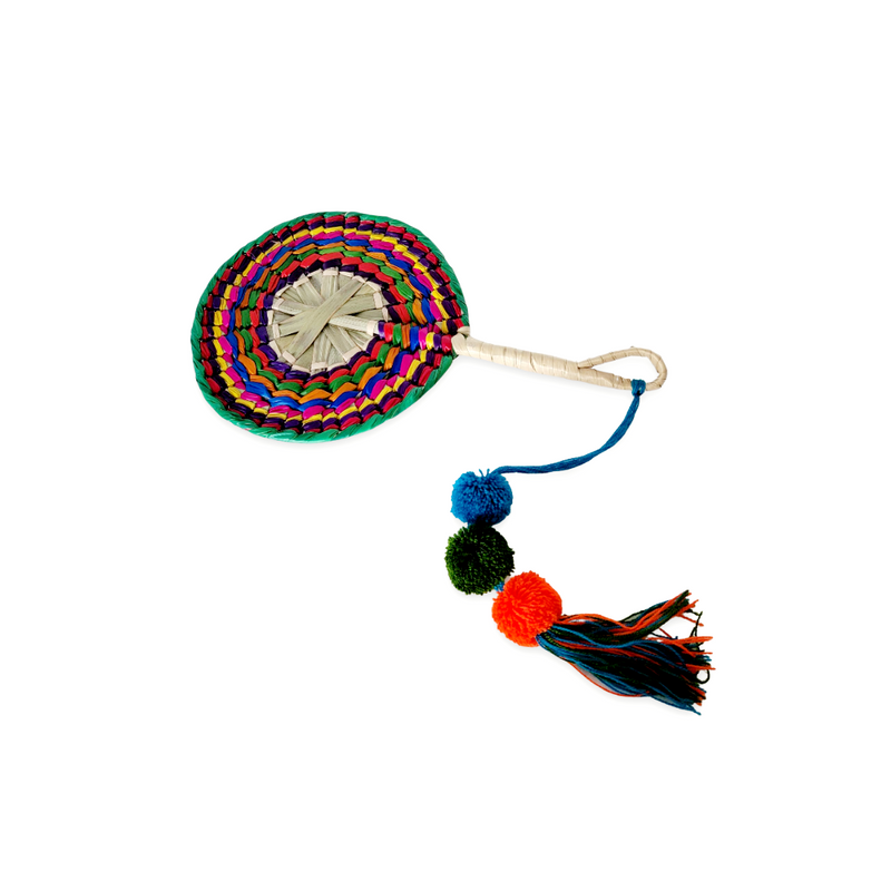 Fiesta Breeze Hand Fan with tassel