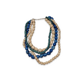 Petite Blues Layered Palm Necklace