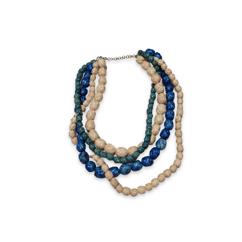 Petite Blues Layered Palm Necklace
