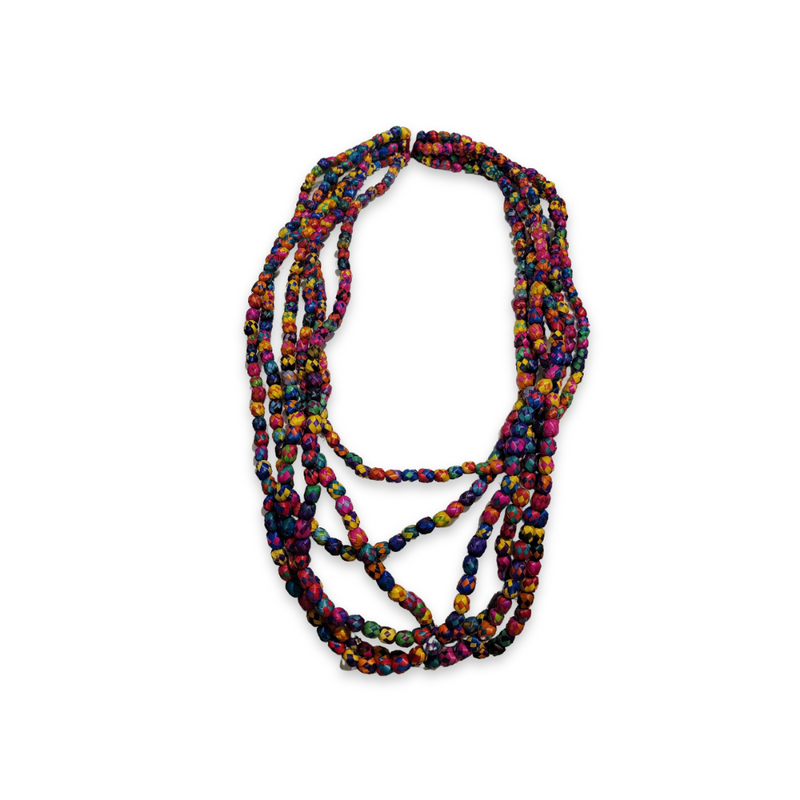 Multicolor Infinity Layered Necklace