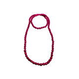 Fuchsia Infinity Necklace