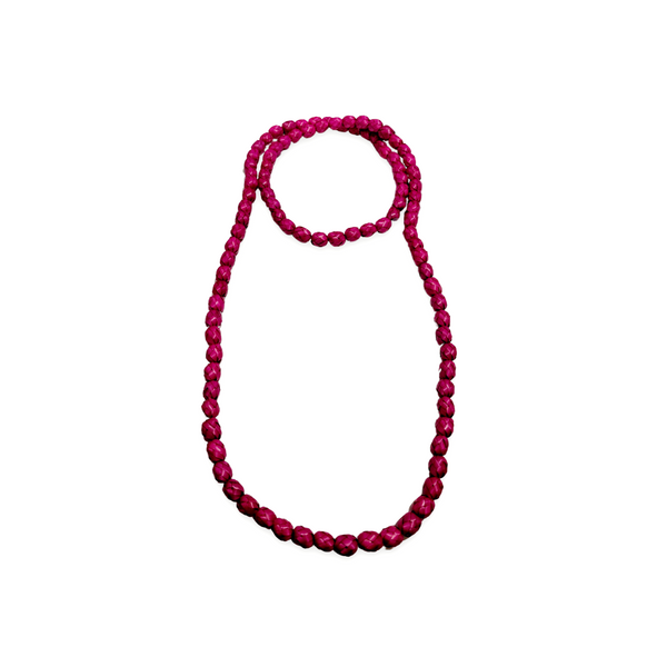Fuchsia Infinity Necklace