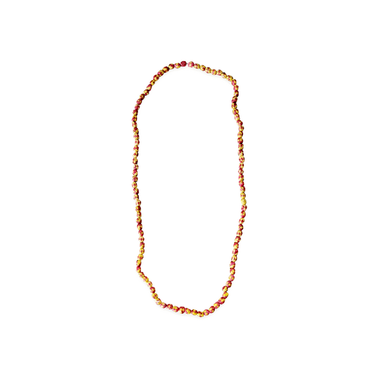 Mini Color Fields Necklace - Yellow Red