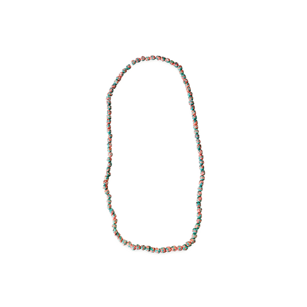Mini Color Fields Necklace - Pink Green
